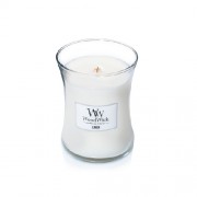 Medium Hourglass Candle Linen WoodWick Medium Hourglass Candle Linen WoodWick
